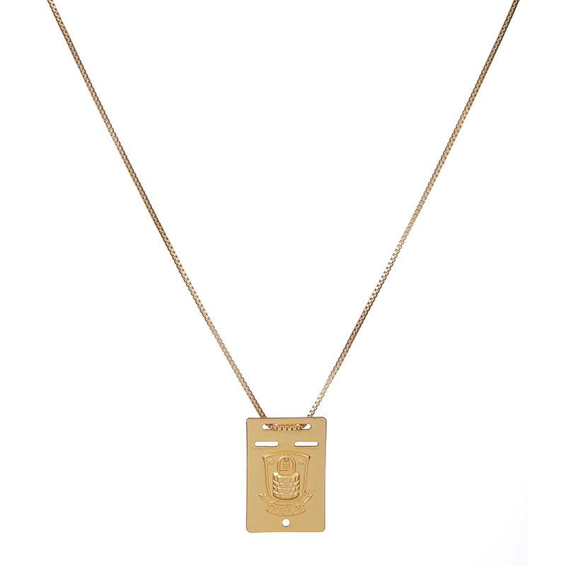 Dogtag Brøndby Logo Guld (5701136351398)