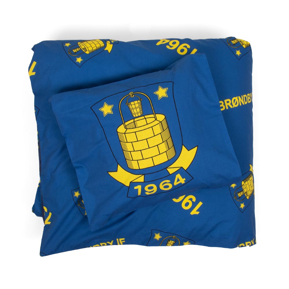 Sengesæt - Junior Blåt m/logo 100x140cm